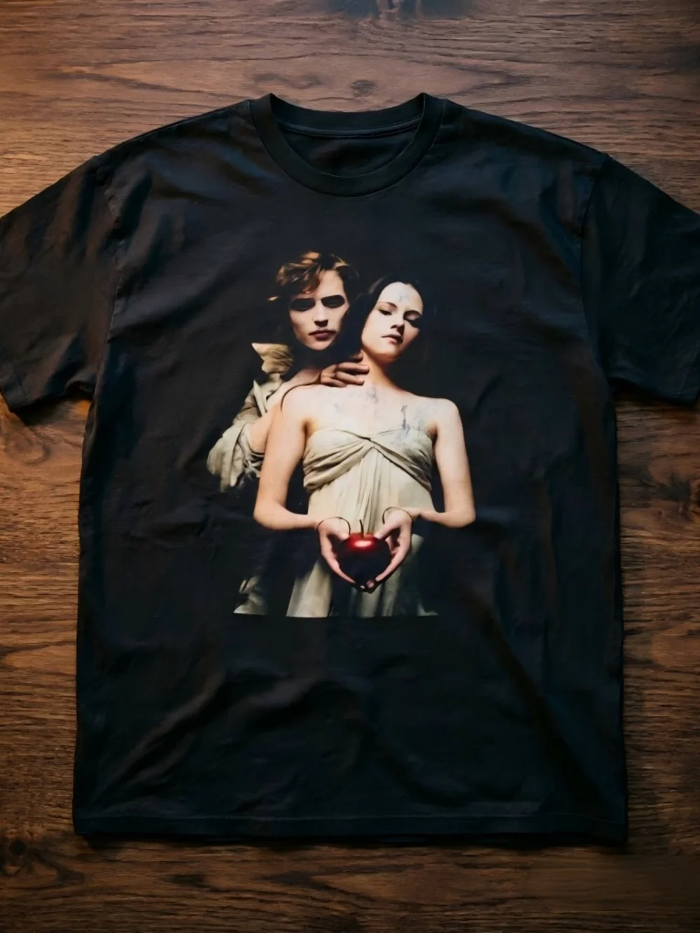 Black Edward and Bella graphic tee Women Men Unisex T-shirt